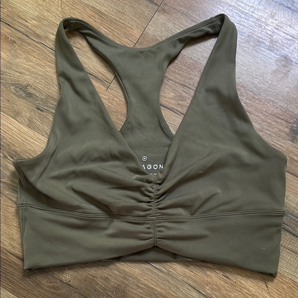 PARAGON Olive Sports Bra